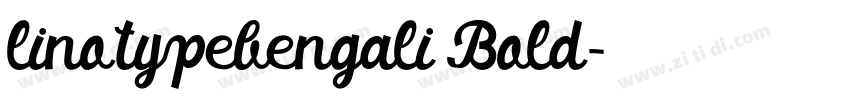 linotypebengali Bold字体转换
